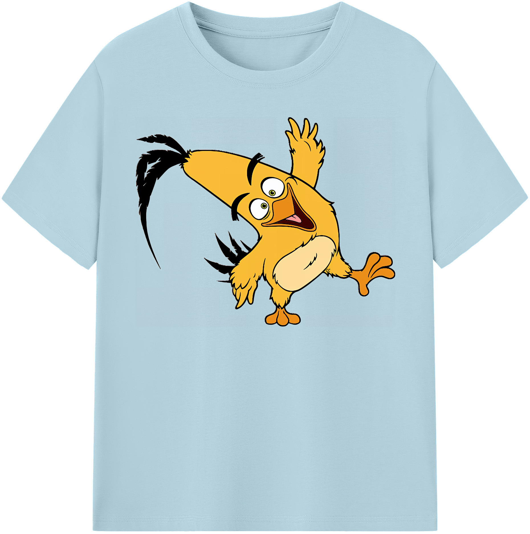 （画像用） Angry Birds アングリーバード 綿100％半袖Tシャツ（フロントプリント）